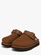 Mules Avec Brides En Cuir Ugg Marron women 1169590