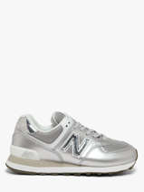 Sneakers In Leather New balance Gray women W574428