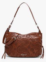 Shoulder Bag Sirocco Desigual Brown sirocco 26WAXP90