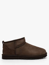 Boots Classic Ultra Mini En Cuir Ugg Marron men 1137391