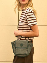 Crossbody Bag Wanderer Cotton Cabaia Green wanderer CROSSWAN-vue-porte