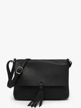 Vintage Crossbody Bag Flora & co Black grained F8044