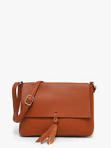 Vintage Crossbody Bag Flora & co Brown grained F8044