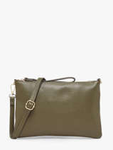Sac Bandouli�re Caviar Cuir Milano Vert caviar CA26064