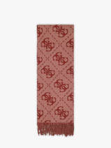 Scarf Maxi Logo 70x190 Guess Pink accessoires 5217VIS0