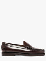 Classic Dan Hand-stitched Leather Loafers Sebago Brown women 7001530