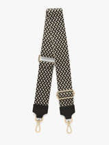 Shoulder Strap Milano Black caviar CA25ZZOB