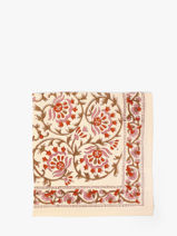Scarf Byzantine Red foulard ALE-vue-porte