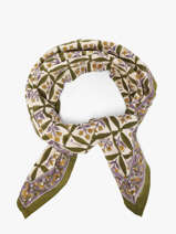 Foulard Z�non 100x100 Byzantine Vert foulard ZEN