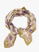 Scarf P�n�lope 100 X 100 Byzantine Yellow foulard PEN