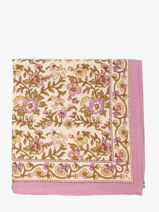 Scarf Byzantine Pink foulard CAL-vue-porte