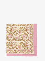 Scarf Byzantine Pink foulard CAL-vue-porte