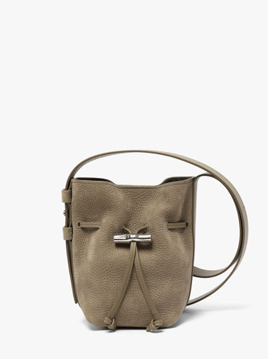 Longchamp Le roseau coulisse nubuck Handbag Brown