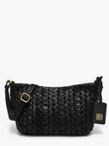 Sac Bandouli�re Heritage Cuir Biba Noir heritage ELK2L