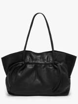 Shoulder Bag Leather Leather Biba Black leather BUY1L