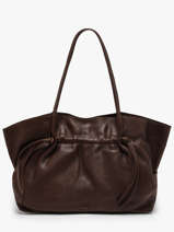 Shoulder Bag Leather Leather Biba Brown leather BUY1L