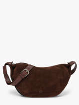 Sac Bandouli�re Leather Cuir Biba Marron leather LAA1L