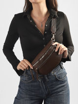 Sac Banane Gallantry Vert sangle 1-vue-porte