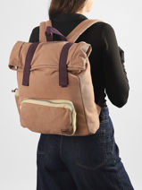 1 Compartment Backpack Roxy Multicolor back to school RJBP4964-vue-porte