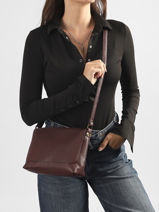 Shoulder Bag Soft Mandoline Brown soft MD5239-vue-porte