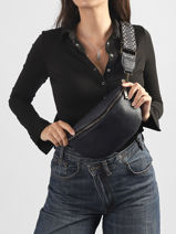 Belt Bag Mandoline Blue sangle MD052-vue-porte