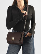 Shoulder Bag Grainna Leather Pieces Brown grainna 17164791-vue-porte