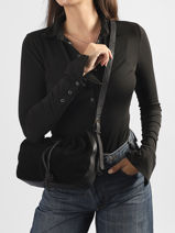 Shoulder Bag Alma Leather Pieces Black alma 17166667-vue-porte