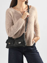 Shoulder Bag Blake Guess Black blake PD222218-vue-porte