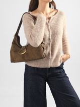Shoulder Bag Camden Guess Green camden SG930818-vue-porte