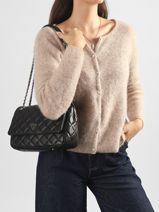 Sac Bandouli�re Juliet Guess Noir juliet QG245621-vue-porte