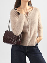 Sac Bandouli�re Juliet Guess Rouge juliet QT245621-vue-porte