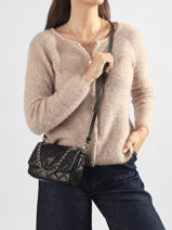 Crossbody Bag Juliet Guess Black juliet QG245674-vue-porte