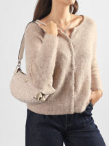 Shoulder Bag Katie Guess Beige katie WG225318-vue-porte