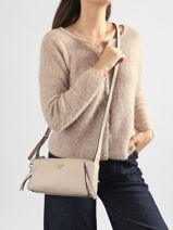 Shoulder Bag Devon Guess Beige devon BG974572-vue-porte