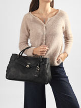 Satchel Ella Guess Black ella PD974606-vue-porte