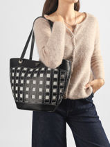Sac Port� �paule Frankie Guess Noir frankie WG973622-vue-porte