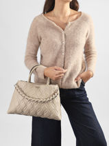 Sac Port� Main Maxine Guess Beige maxine QG973306-vue-porte