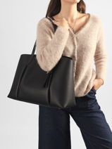 Shoulder Bag Melody Guess Black melody BG973523-vue-porte