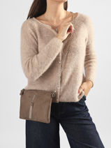 Sac Bandouli�re Divina Winter Valentino Marron divina winter VBSAO19C-vue-porte
