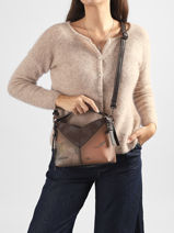 Shoulder Bag Voyage Anekke Brown voyage 43821452-vue-porte