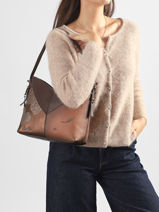 Sac Port� �paule Voyage Anekke Marron voyage 43822449-vue-porte