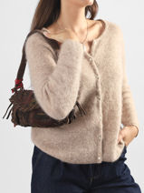 Shoulder Bag Graffiatto Desigual Brown graffiatto 26WAXD14-vue-porte