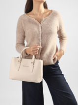 Sac Port� Main Zero Re Polyester Recycl� Valentino Beige zero re VBS7B302-vue-porte