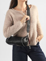 Sac Port� �paule Half Logo Desigual Noir half logo 26WAXP99-vue-porte