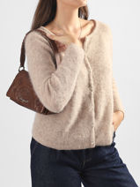 Shoulder Bag Sirocco Desigual Brown sirocco 26WAXPAB-vue-porte