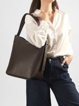Shoulder Bag Celeste Leather Le tanneur Brown celeste TLES1410-vue-porte