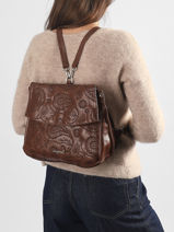 Sac Bandouli�re Sirocco Desigual Marron sirocco 26WAKP29-vue-porte