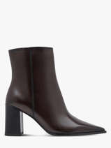 Bottines � Talon En Cuir Tamaris Marron women 47