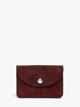 Coin Purse Leather Paul marius Red la suite BASILSUI