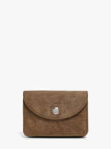 Porte-monnaie Cuir Paul marius Beige la suite BASILSUI